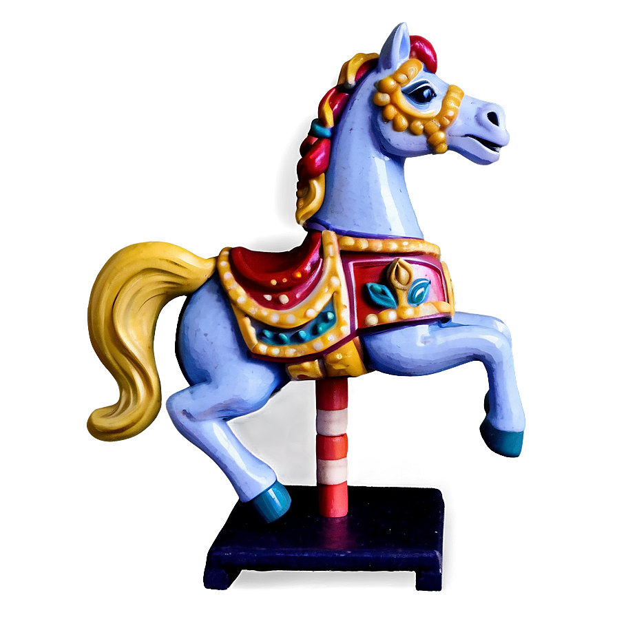 Colorful Carousel Horse Png Kpf71 PNG Image