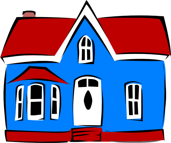 Colorful Cartoon House PNG Image