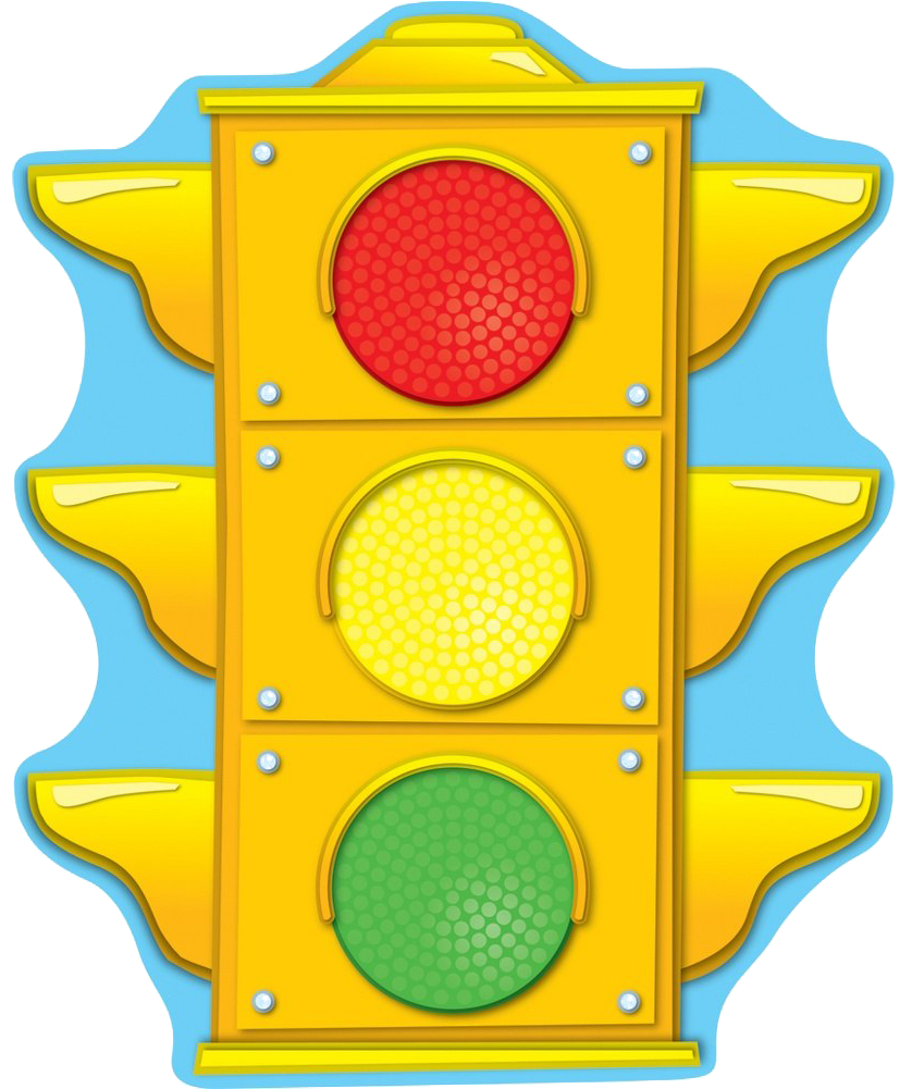 Colorful Cartoon Traffic Light Illustration PNG Image