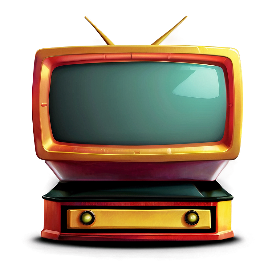 Colorful Cartoon Tv Png Qqc26 PNG Image