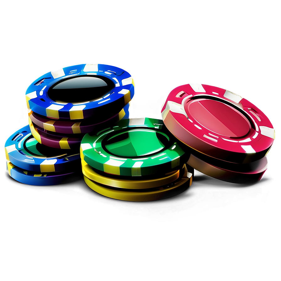 Colorful Casino Chips Png Hix PNG Image