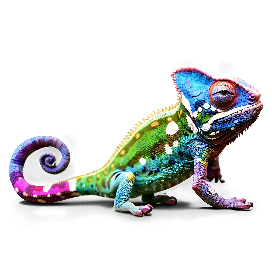 Colorful Chameleon Png 05062024 PNG Image