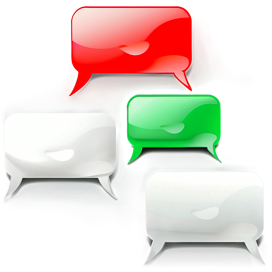 Colorful Chat Box Background Png 56 PNG Image