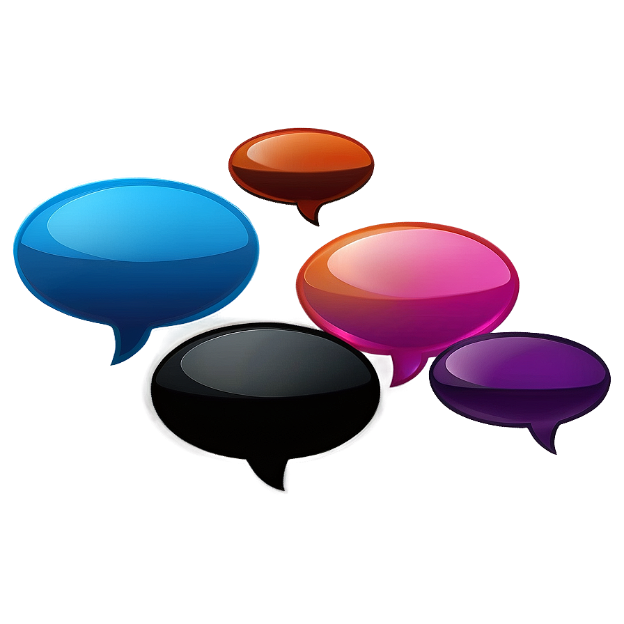 Colorful Chat Box Background Png Neu PNG Image