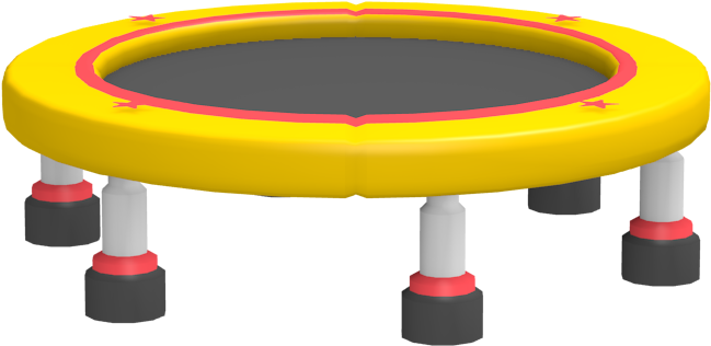 Colorful Childrens Trampoline PNG Image