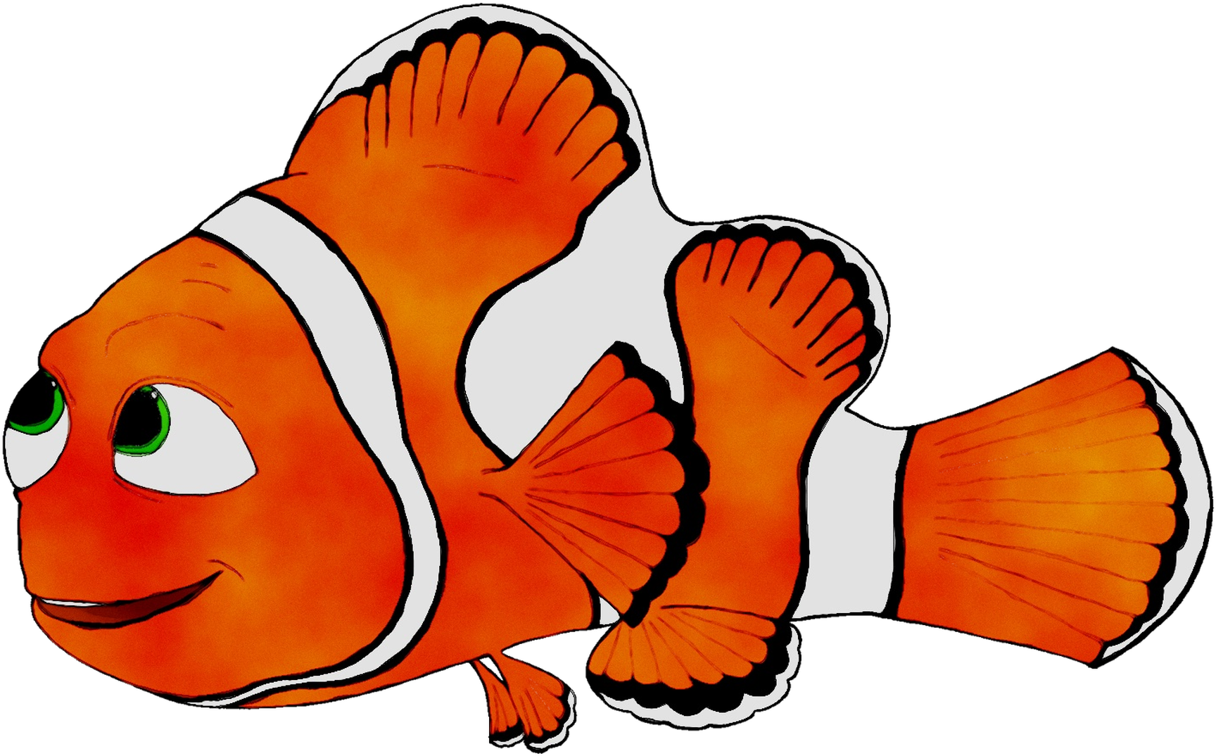 Colorful_ Clownfish_ Cartoon PNG Image