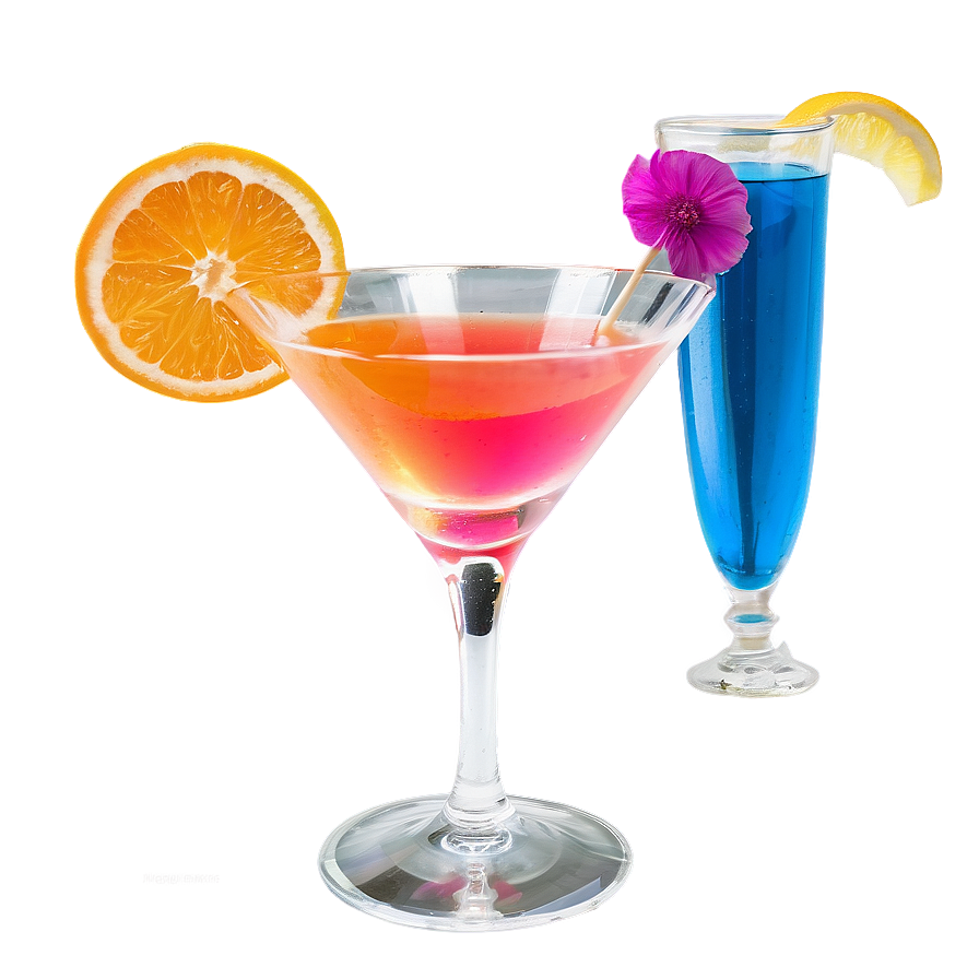 Colorful Cocktails Png 80 PNG Image