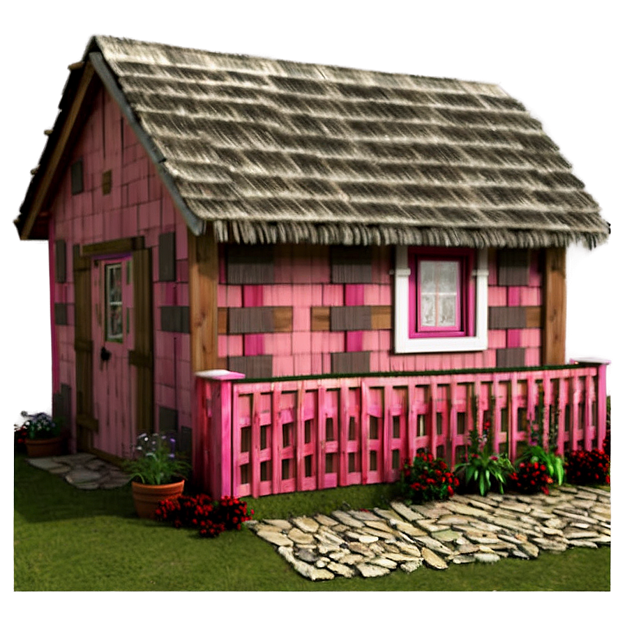 Colorful Cottage Facade Png 06202024 PNG Image