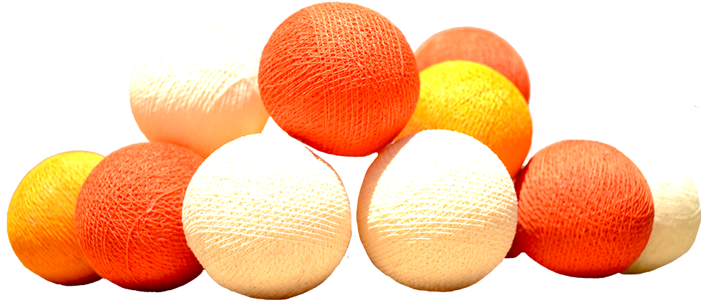 Colorful Cotton Yarn Balls PNG Image