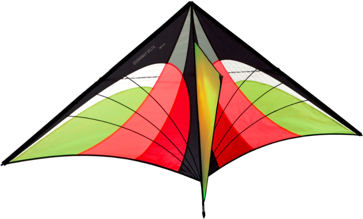 Colorful Delta Kite Design PNG Image