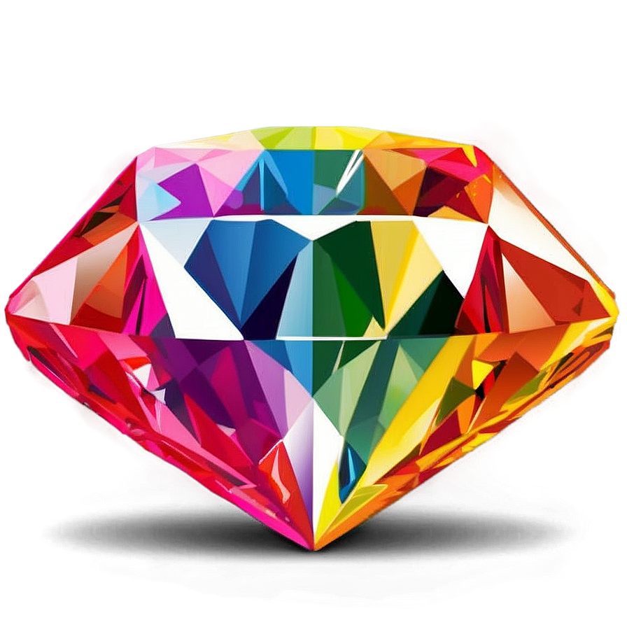 Colorful Diamond Shape Png 65 PNG Image