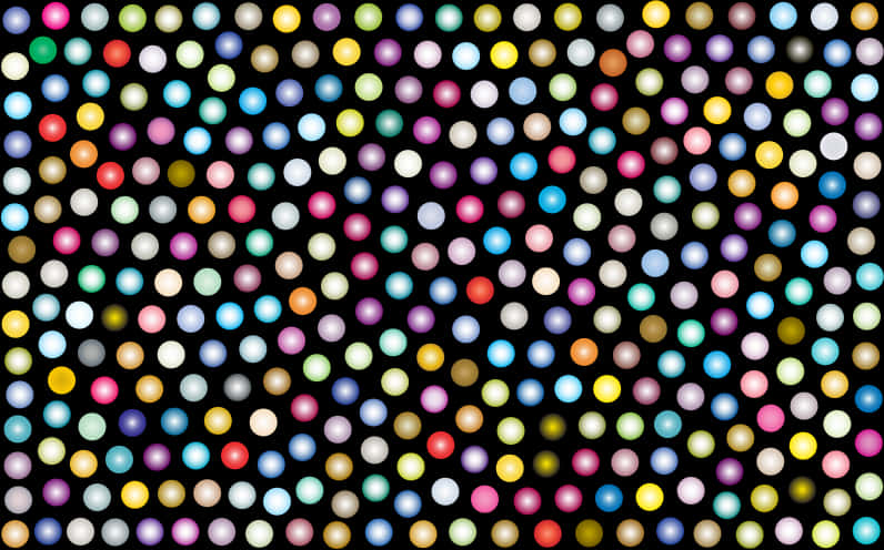 Colorful Dot Pattern Texture PNG Image