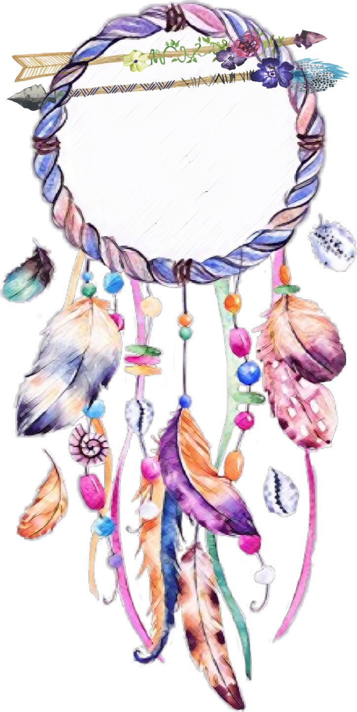 Colorful Dreamcatcher Artwork PNG Image