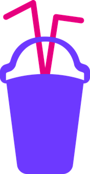 Colorful Drink Icon PNG Image