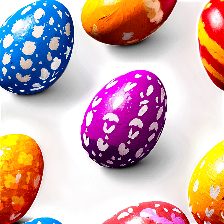 Colorful Easter Eggs Png Fcl35 PNG Image