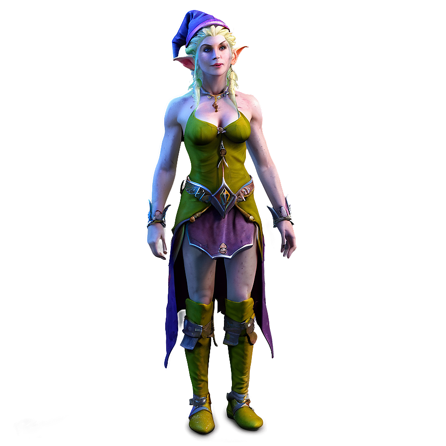 Colorful Elf Body Png Lat PNG Image