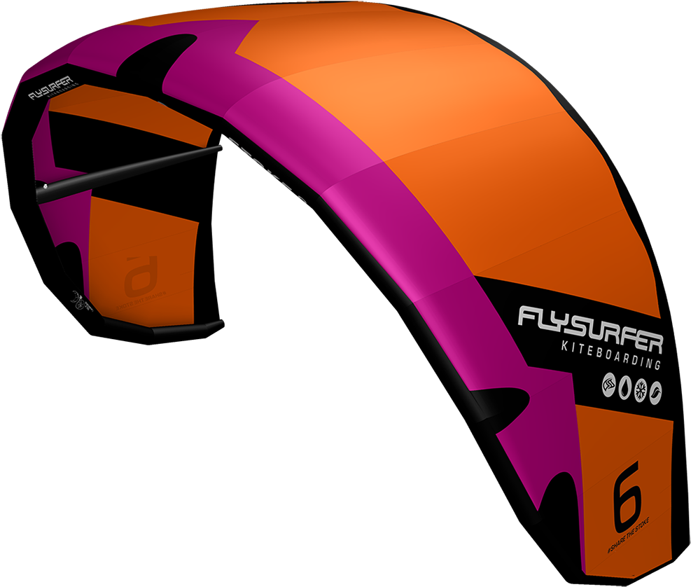 Colorful Flysurfer Kiteboarding Kite PNG Image