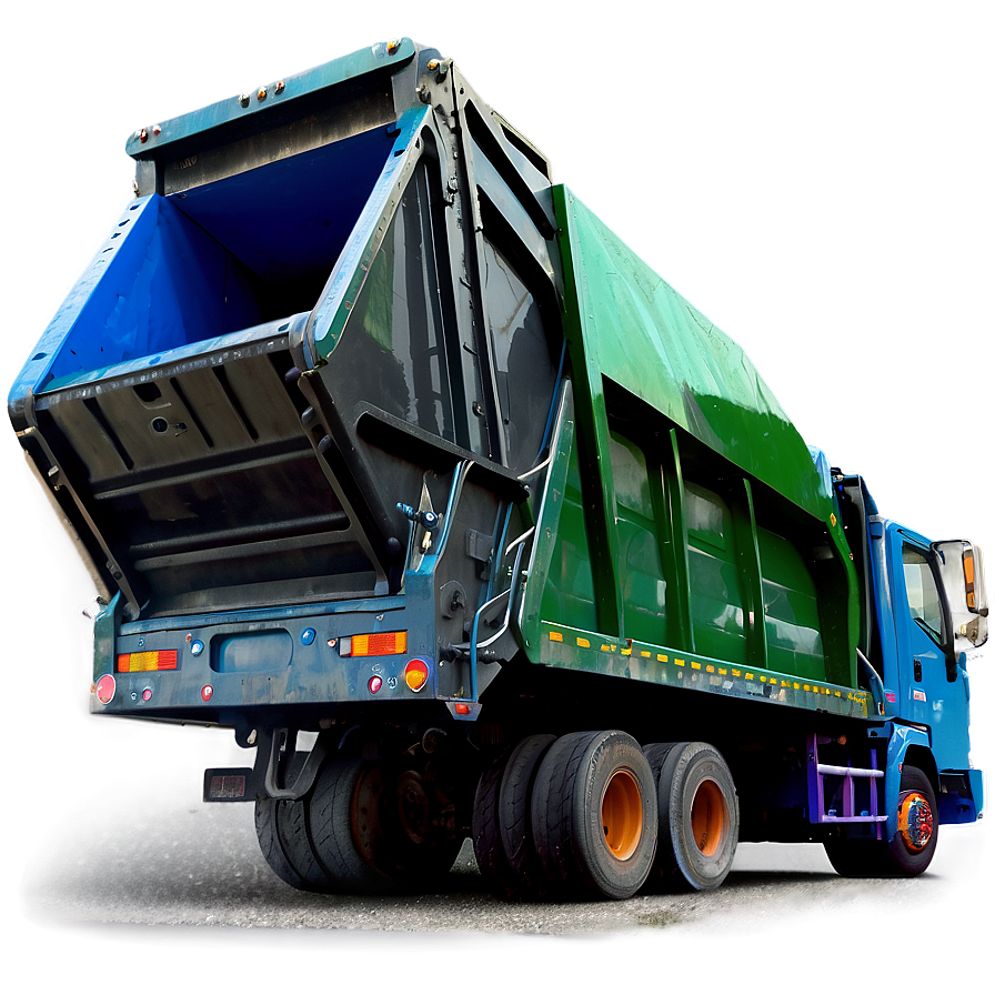 Colorful Garbage Truck Png Glt7 PNG Image