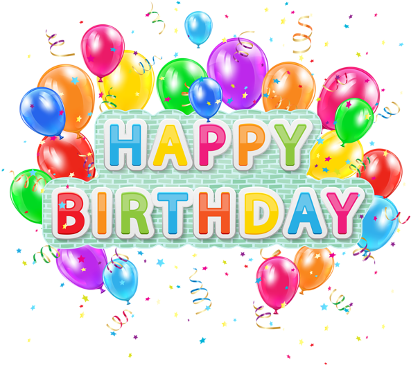 Colorful_ Happy_ Birthday_ Balloons_and_ Confetti PNG Image