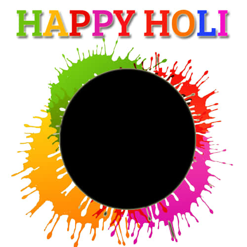 Colorful_ Happy_ Holi_ Greeting PNG Image