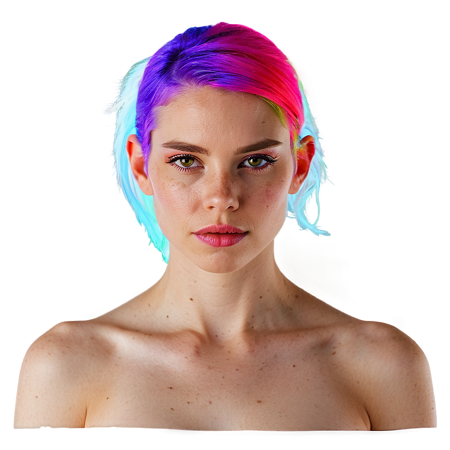 Colorful Headshot Png Ork46 PNG Image