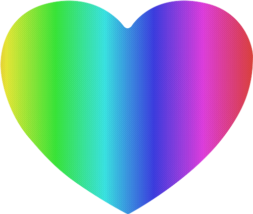 Colorful Heart Gradient.png PNG Image