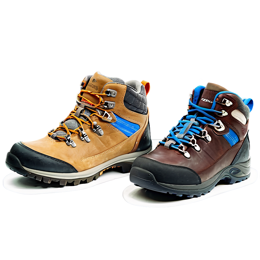 Colorful Hiking Boot Selection Png Dpd60 PNG Image