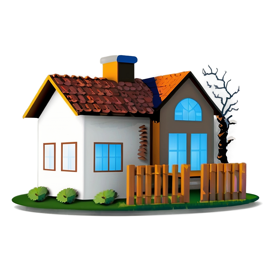 Colorful House Icon Png 98 PNG Image