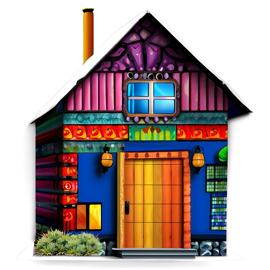 Colorful House Icon Png Rau51 PNG Image