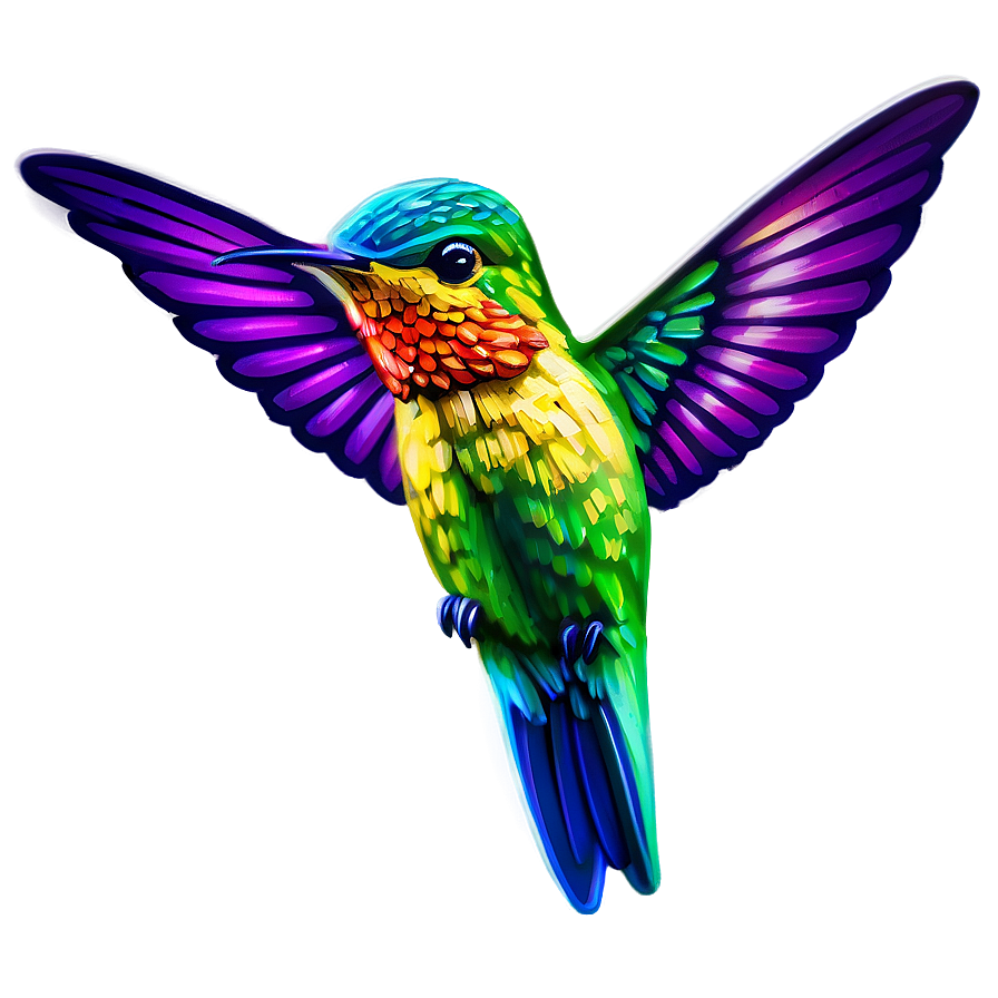 Colorful Hummingbird Png 46 PNG Image