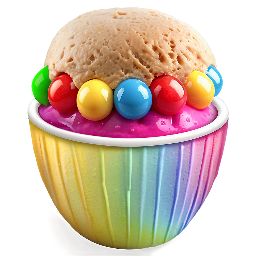 Colorful Ice Cream Cup Png 06262024 PNG Image