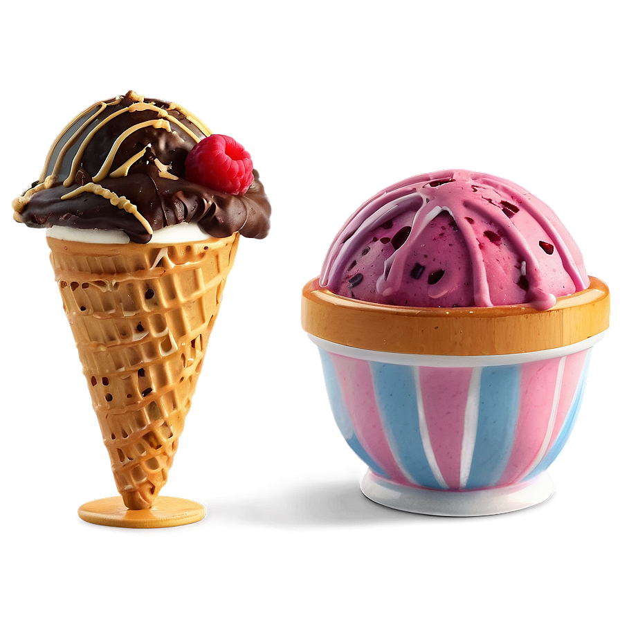 Colorful Ice Cream Cup Png 06262024 PNG Image