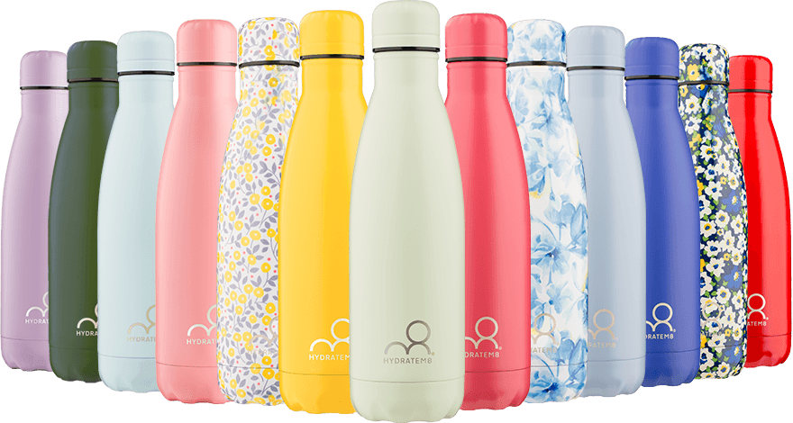 Colorful Insulated Water Bottles PNG Image