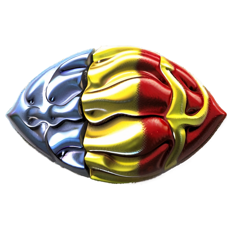 Colorful Kiss Mask Sculpture PNG Image