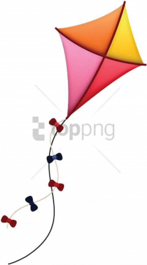 Colorful Kite Against Textured Background PNG Image