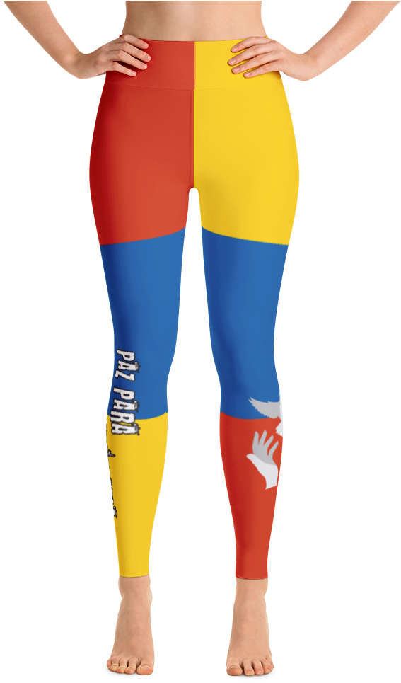 Colorful Leggings Product Showcase PNG Image