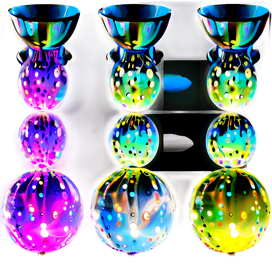 Colorful Lets Glow Crazy Decor Png 48 PNG Image