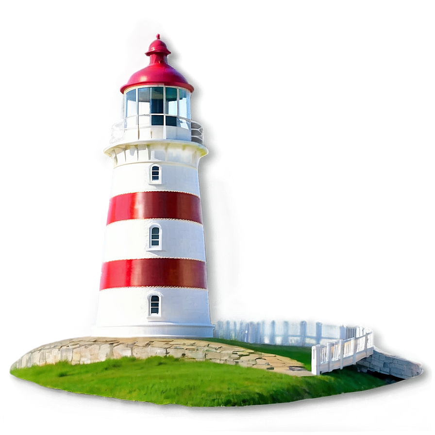 Colorful Lighthouse Png Jau PNG Image