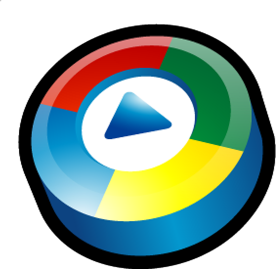 Colorful_ Media_ Player_ Icon PNG Image