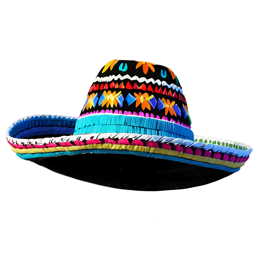 Colorful Mexican Hat Png 06122024 PNG Image