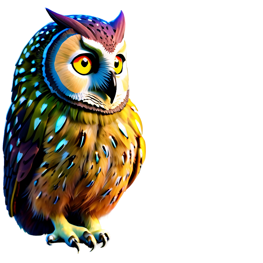 Colorful Owl Png 05062024 PNG Image