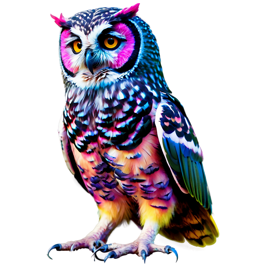 Colorful Owl Png 54 PNG Image