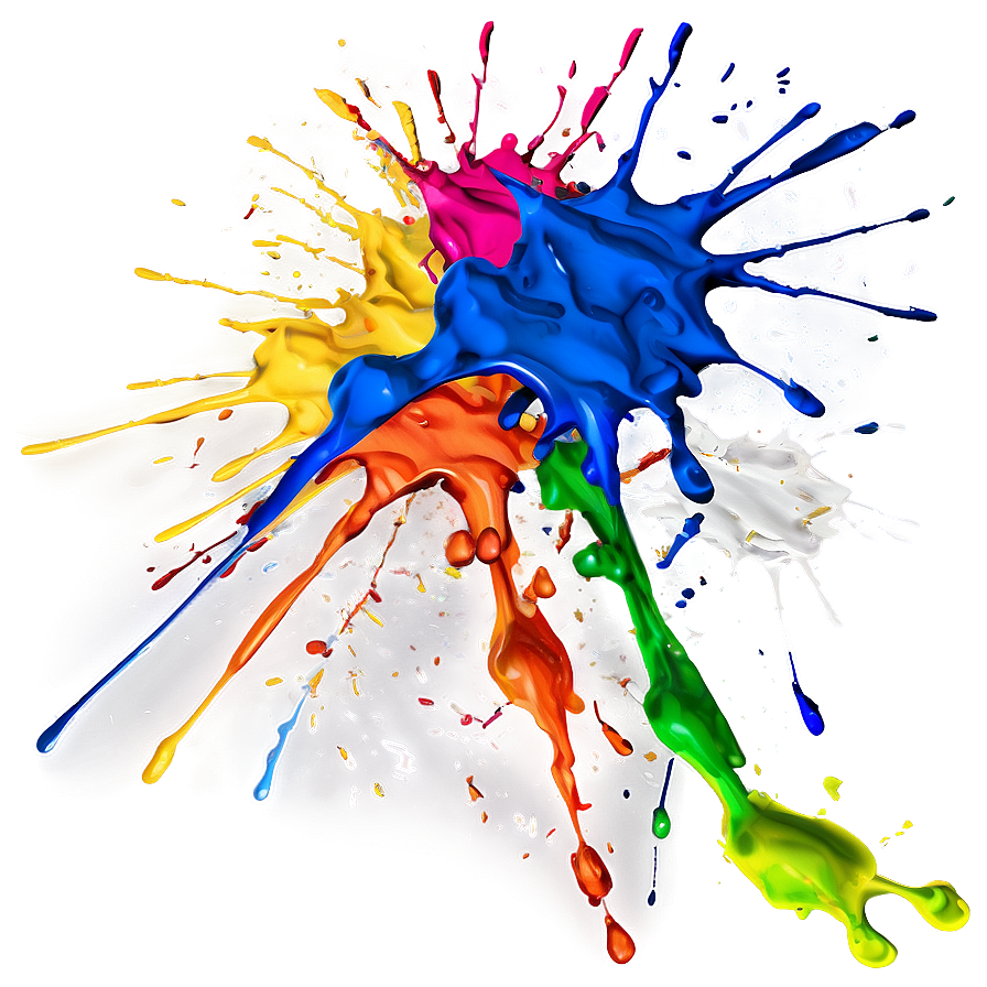 Colorful Paint Splatter Png 05042024 PNG Image