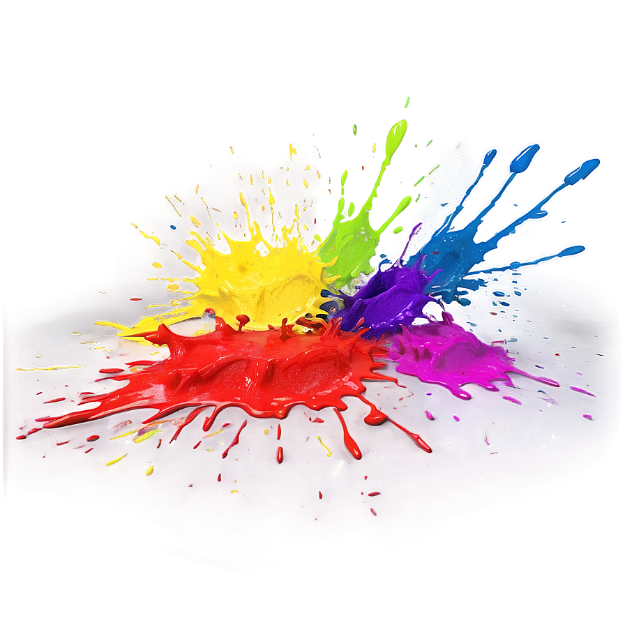 Colorful Paint Splatter Png Nor56 PNG Image