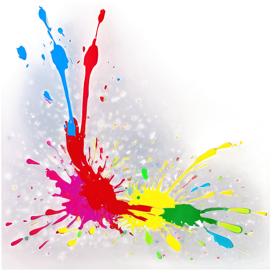 Colorful Paint Splatter Png Qgv81 PNG Image