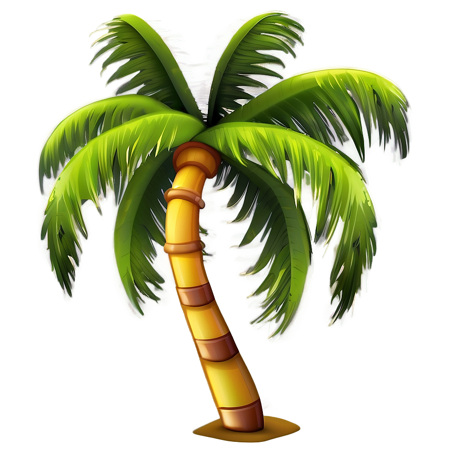 Colorful Palm Tree Emoji Png 16 PNG Image