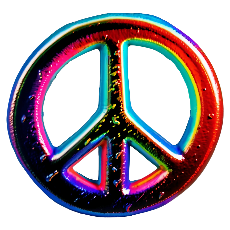 Colorful Peace Sign Png 05252024 PNG Image