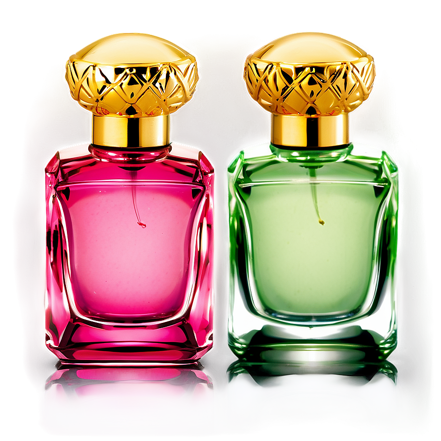 Colorful Perfume Bottle Set Png 06212024 PNG Image