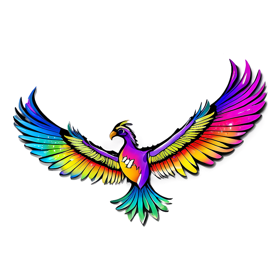 Colorful Phoenix Tattoo Png 71 PNG Image