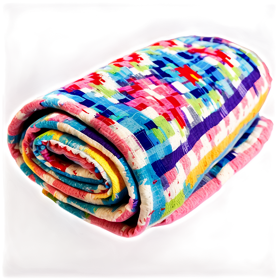 Colorful Picnic Blanket Png 8 PNG Image